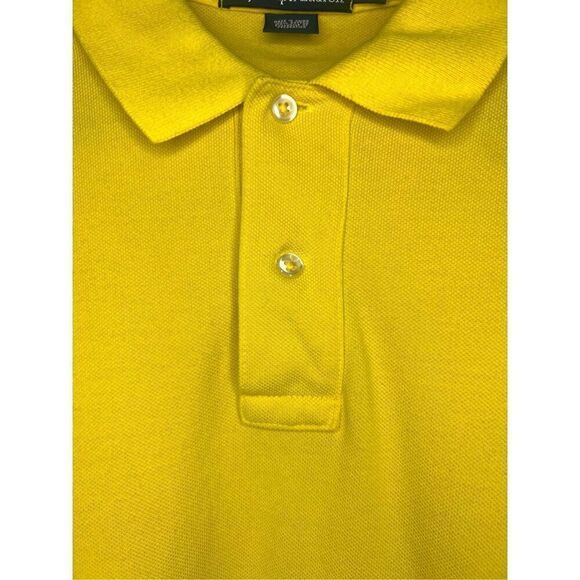 Polo Ralph Lauren Men’s XL Short Sleeve Collared Polo Shirt Yellow Pony Logo - Picture 4 of 5